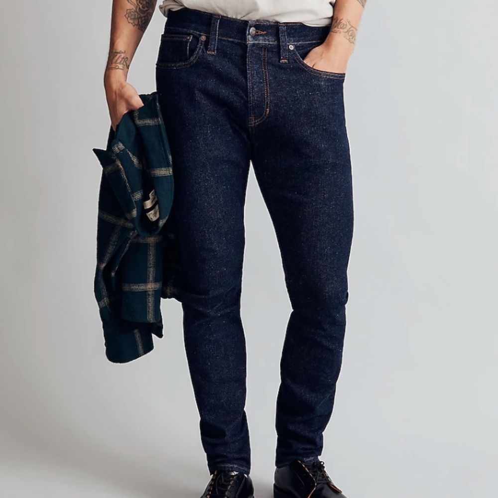 Madewell Athletic Slim Jeans - Rinse Wash - 34/32